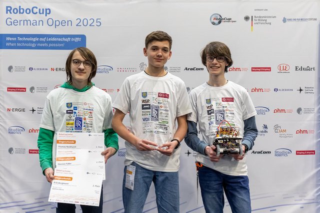 Dritte Deutsche Meister RoboCup German Open 2025 - Rescue Maze - Bodensee Beaver 