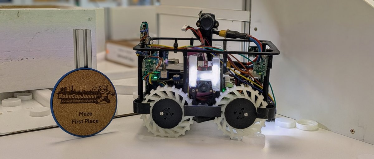 Maze Roboter der Bodensee Beavers