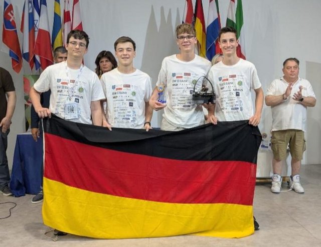 Bild Bodensee Koalas - dritter Platz bei der EM RoboCup Junior 2025 Soccer 1vs1 Entry 