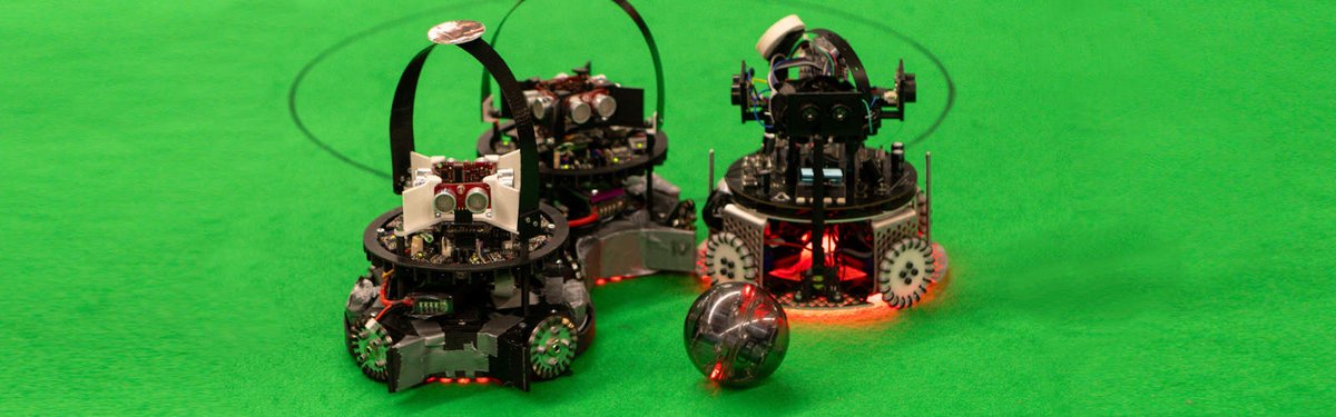 Soccer Roboter der Roboter AG am Bildungszentrum Markdorf