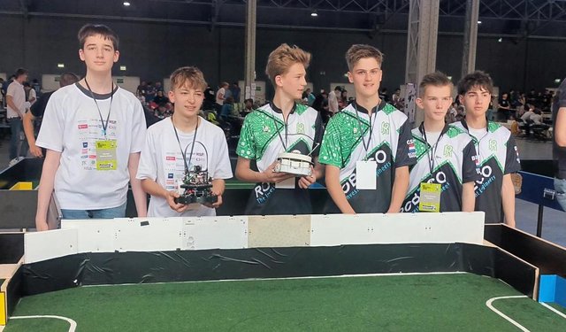 Bodensee Panthers Soccer Teambild - Roboter AG Markdorf