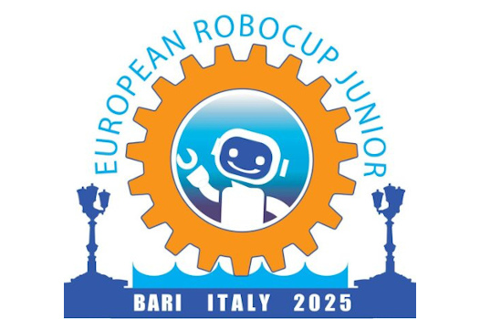 Grafik RoboCup Europameisterschaft 2025 - Bari Italien Grafik RoboCup Europameisterschaft 2025 - Bari Italien